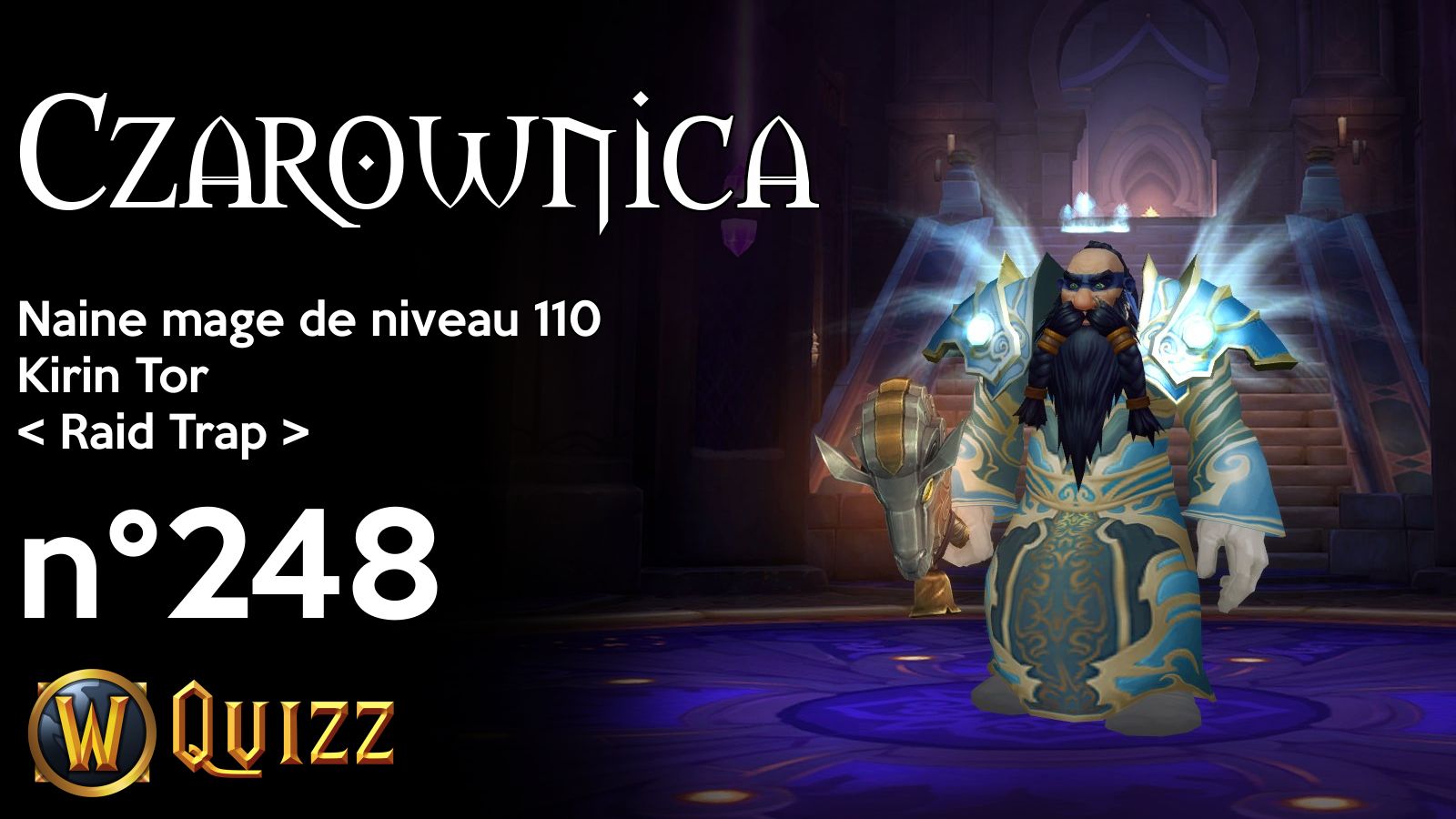 Czarownica, Naine mage de niveau 110, Kirin Tor