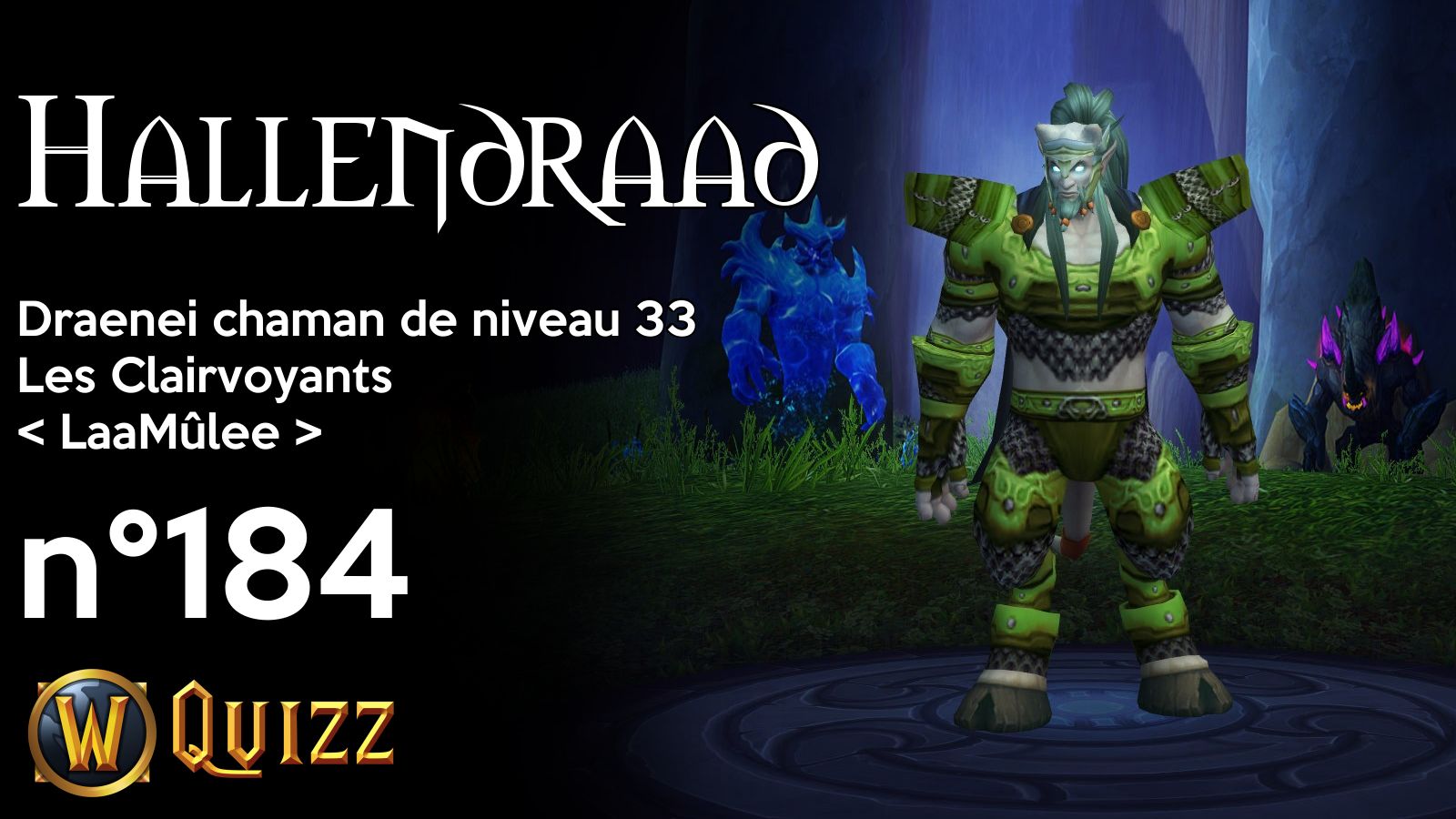 Hallendraad, Draenei chaman de niveau 33, Les Clairvoyants