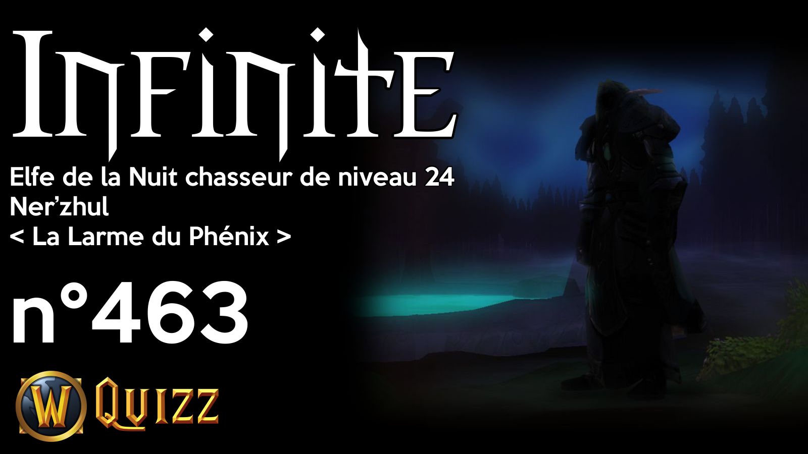 Infinite, Elfe de la Nuit chasseur de niveau 24, Ner’zhul