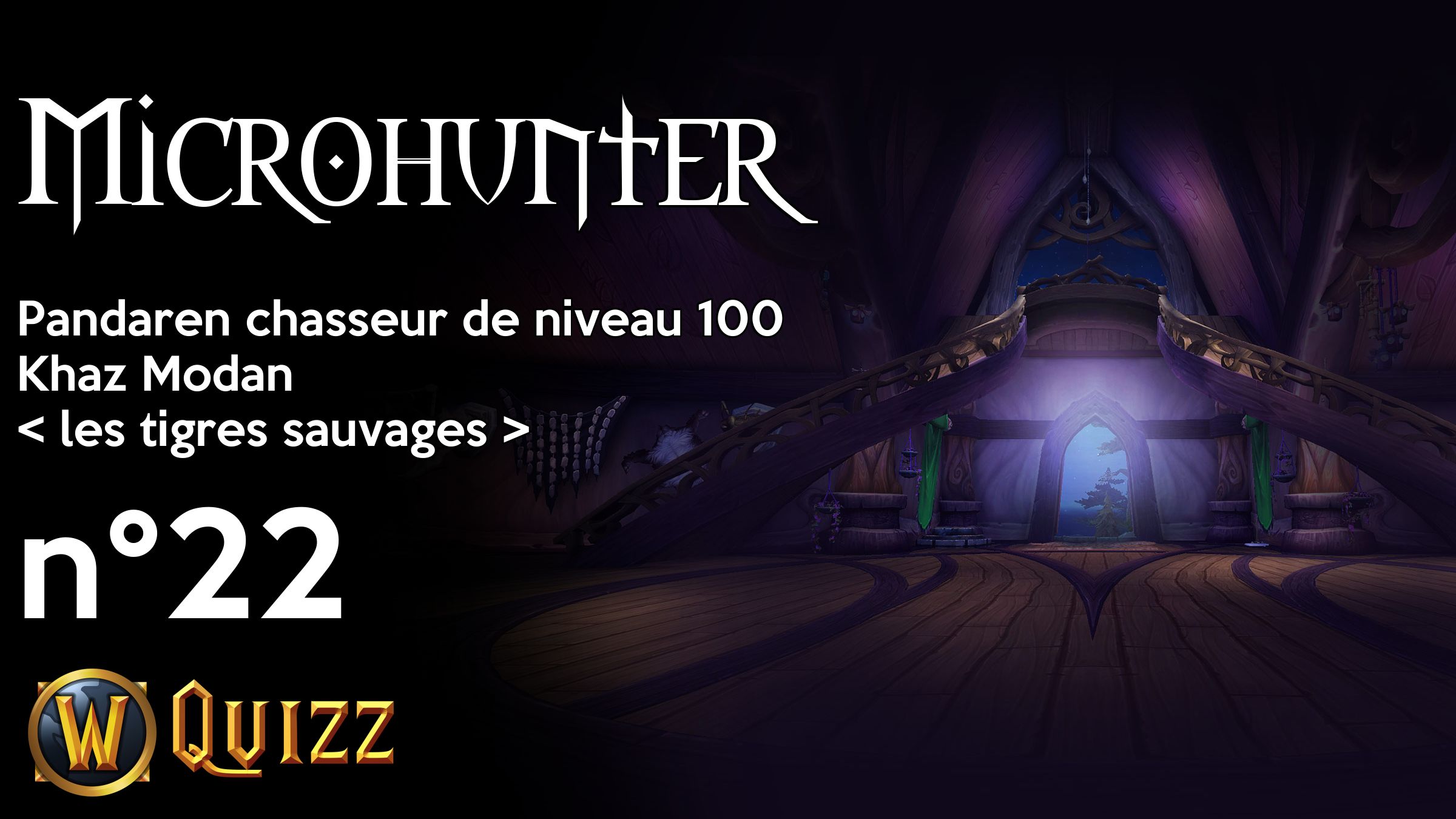 Microhunter, Pandaren chasseur de niveau 100, Khaz Modan