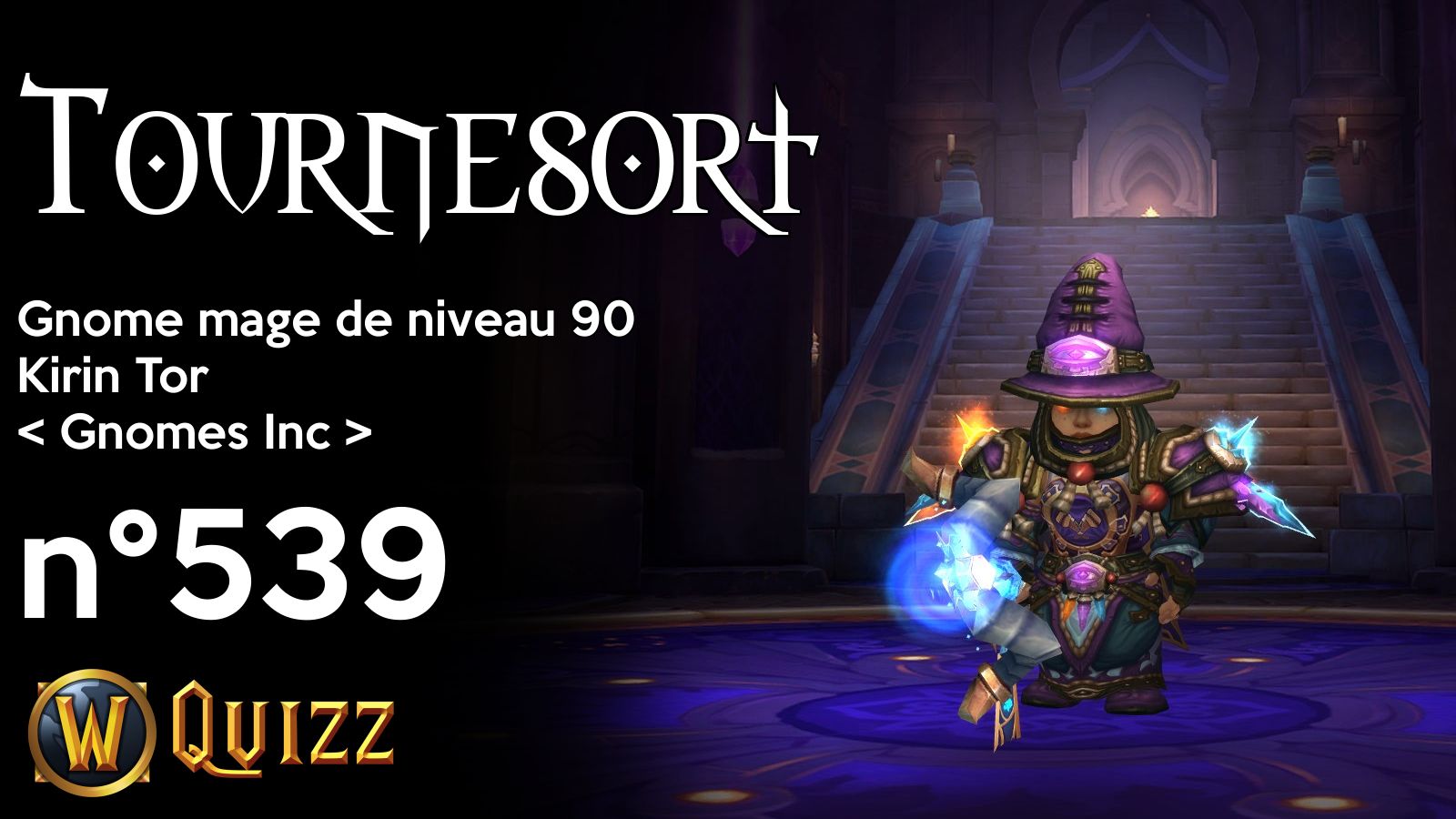 Tournesort, Gnome mage de niveau 90, Kirin Tor