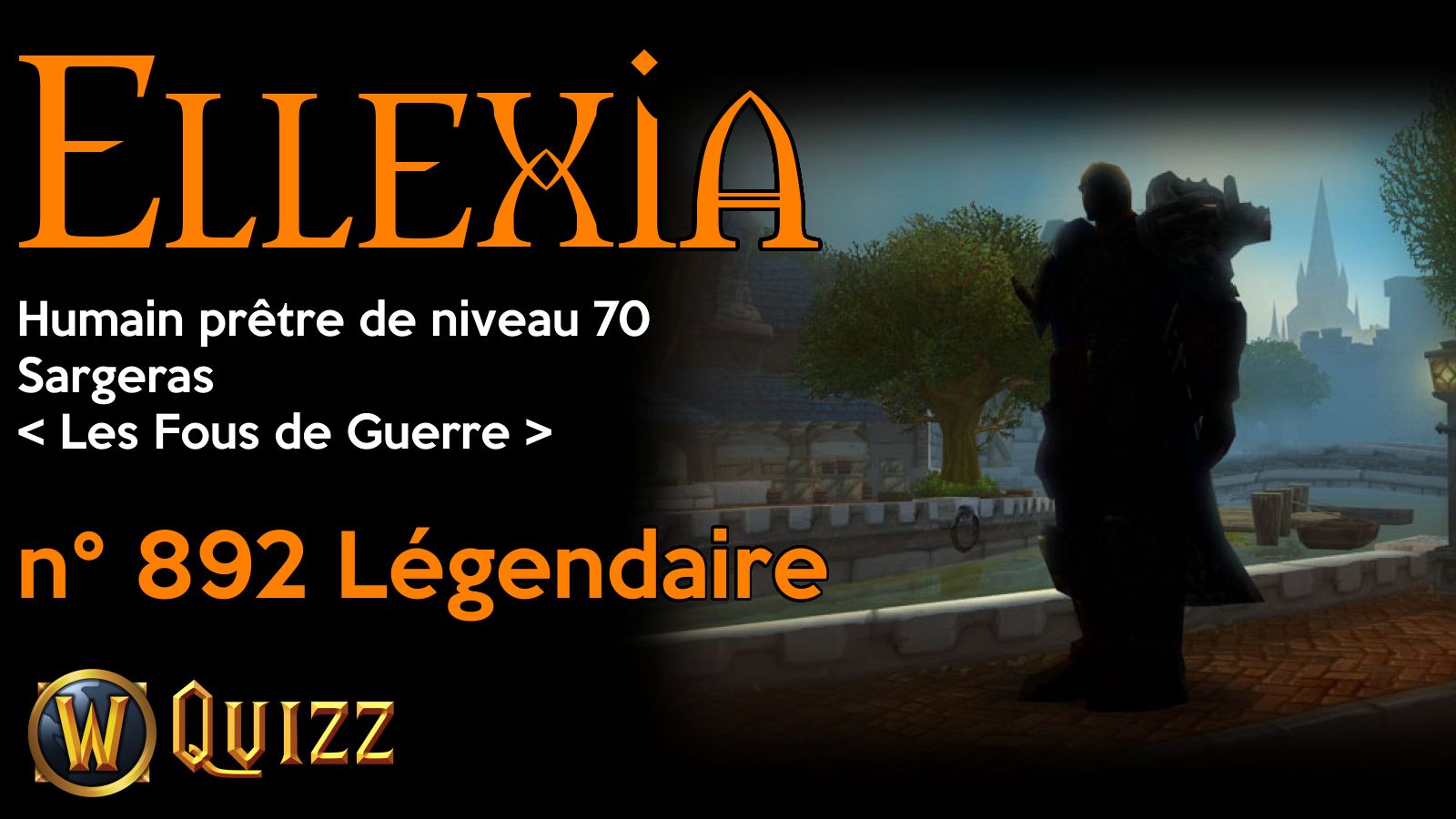 Ellexia, Humain prêtre de niveau 70, Sargeras