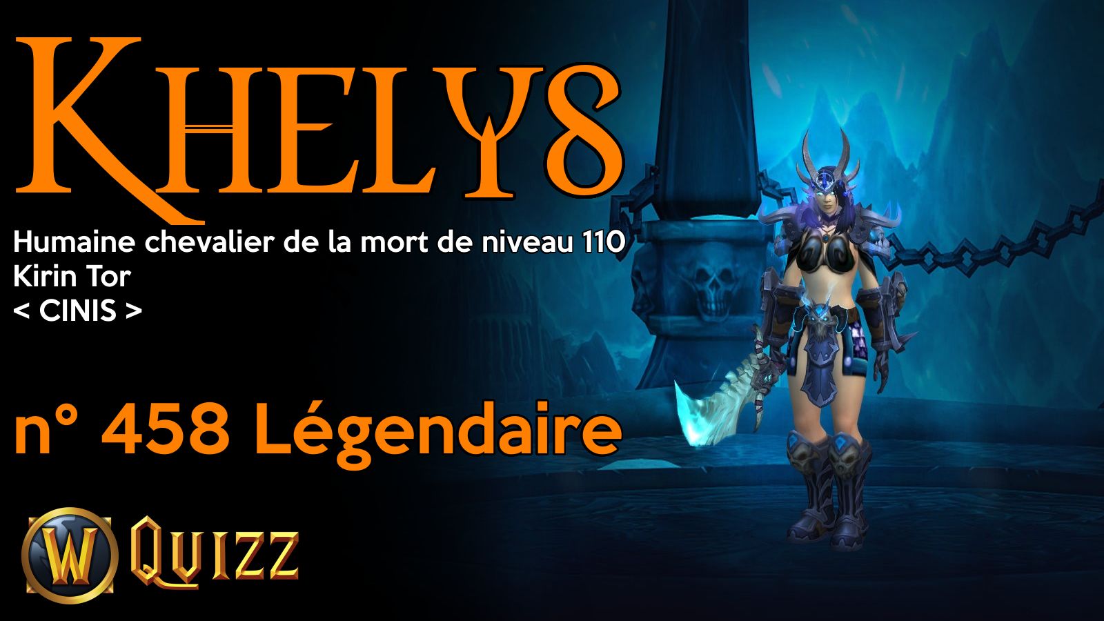 Khelys, Humaine chevalier de la mort de niveau 110, Kirin Tor