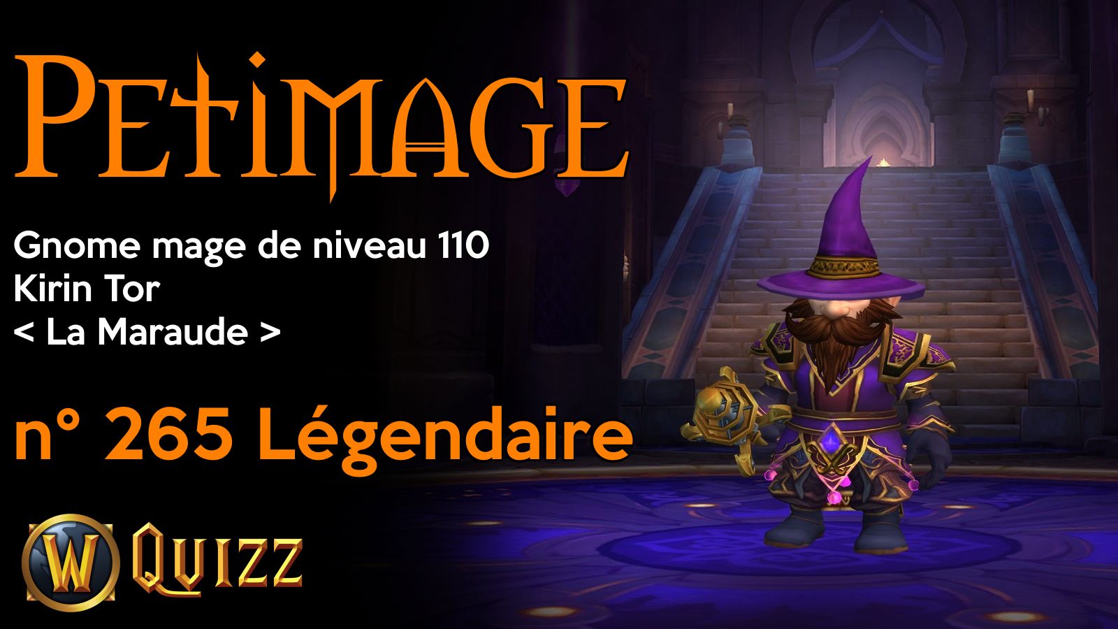 Petimage, Gnome mage de niveau 110, Kirin Tor