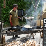 Crêpes au feu de bois