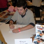 Tony Valente, auteur du manga Radiant