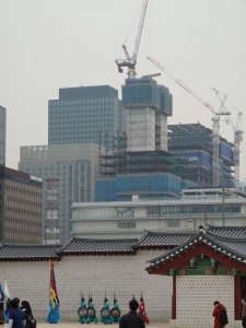 La construction est permanente à Seoul