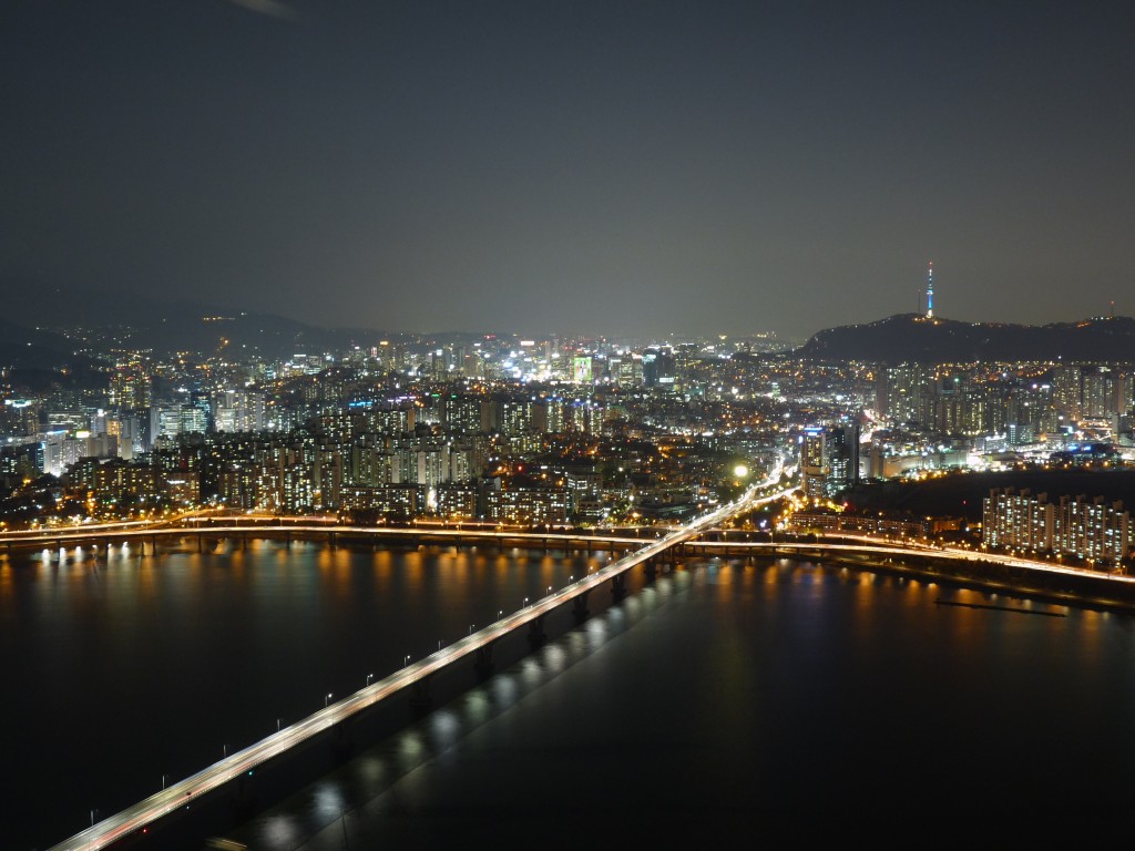 Vue nocturne de Seoul
