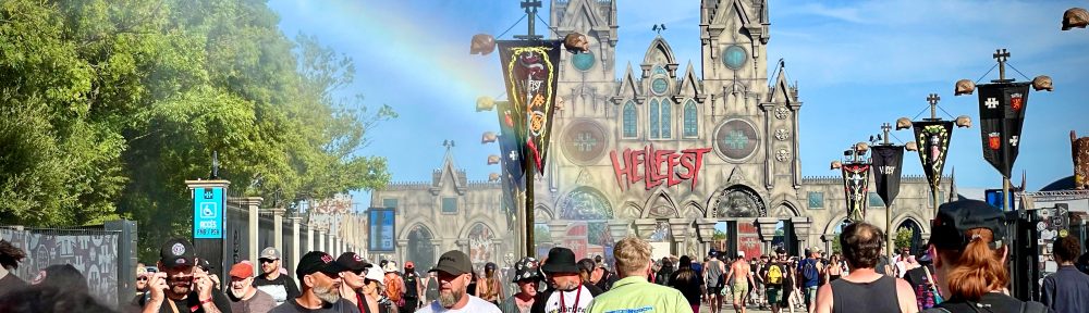 Hellfest sous un arc-en-ciel