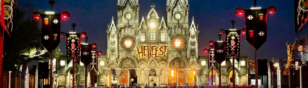 La cathédrale du Hellfest 2026, de nuit